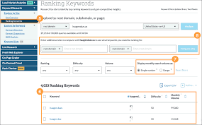 site keyword ranking