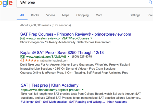 google search engine ads