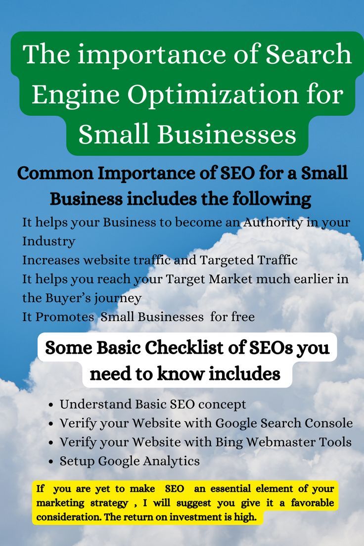 small business search engine optimization