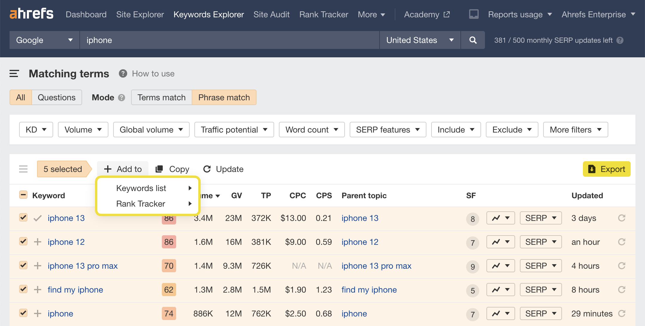 adwords keyword tool