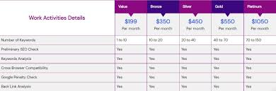 monthly seo services